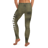 PSYCHEDELIC 3D TOPOGRAPHY MOON PHASE LEGGINGS