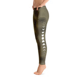 PSYCHEDELIC 3D TOPOGRAPHY MOON PHASE LEGGINGS