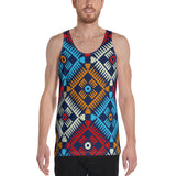 Tribal Psychedelic Pattern Tank Top